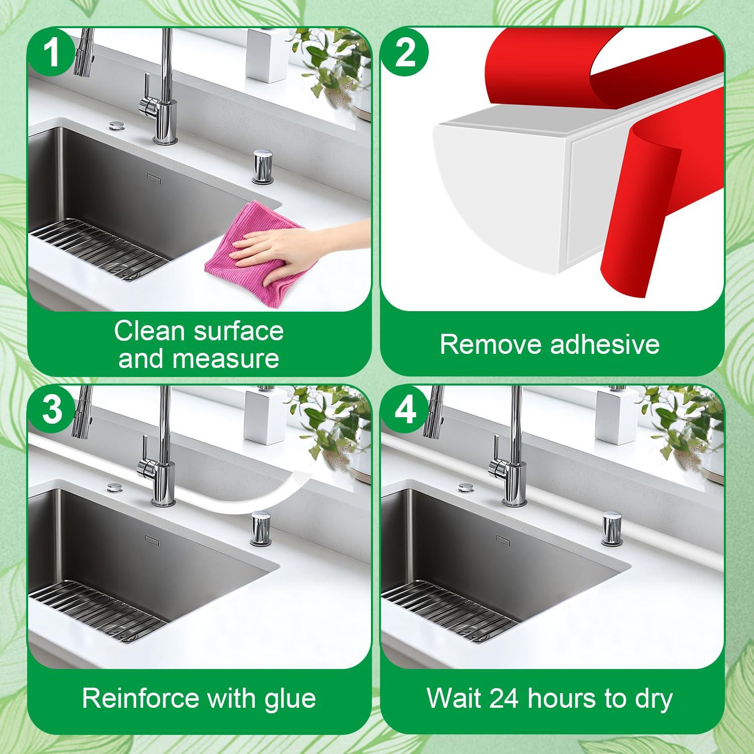 Moldura Cuarterona Flexible YESSZ 299.72cm Negra Autoadhesiva