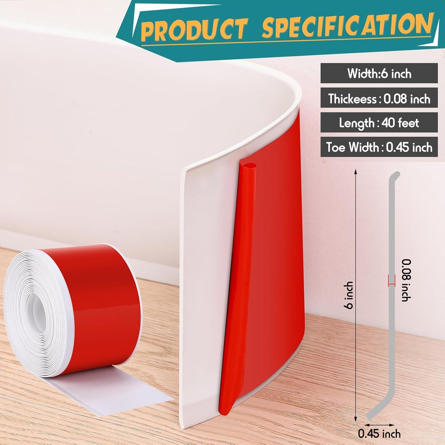 Moldura de Zócalo Flexible Frienda 15.24 cm x 12.19 m Blanca