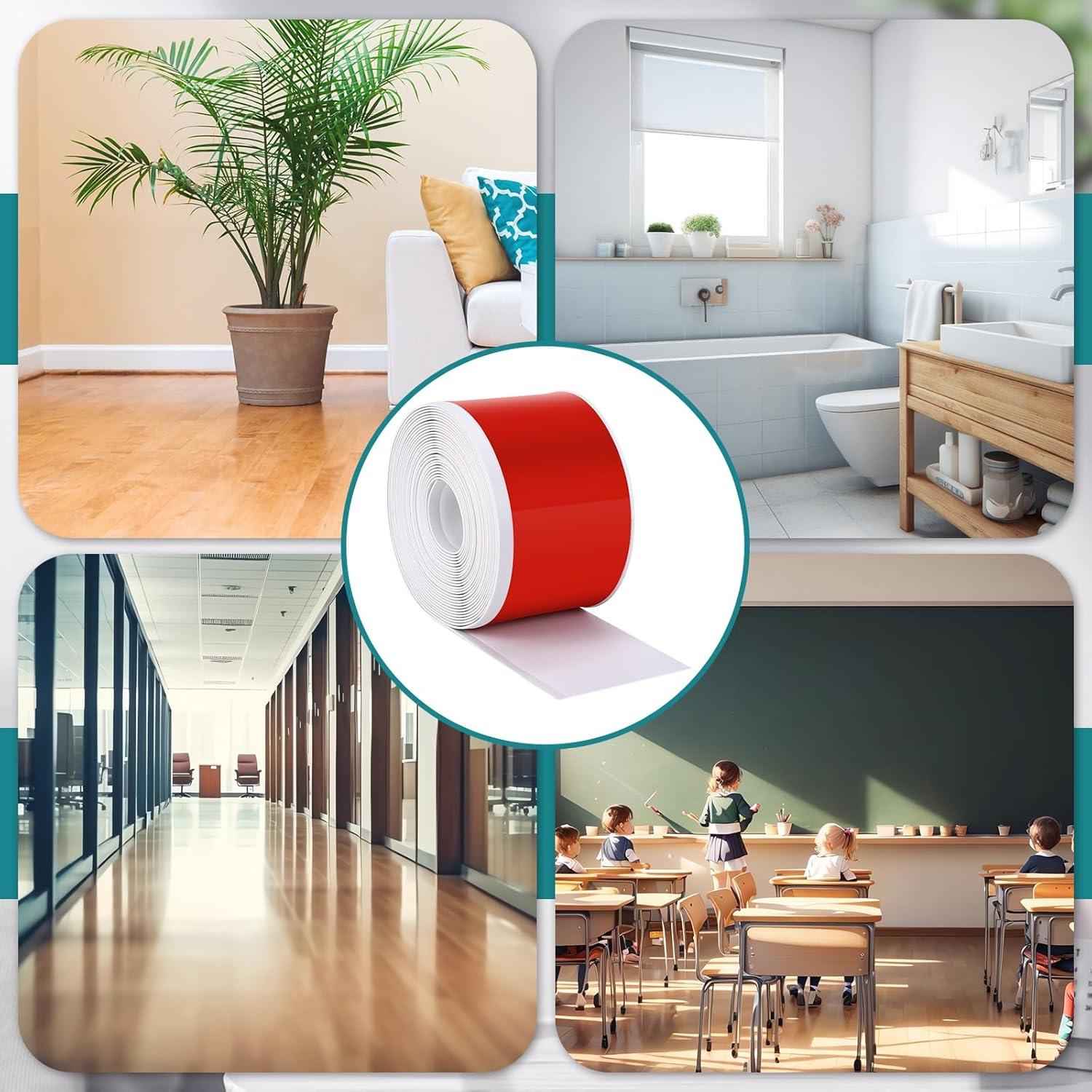 Moldura de Zócalo Flexible Frienda 15.24 cm x 12.19 m Blanca