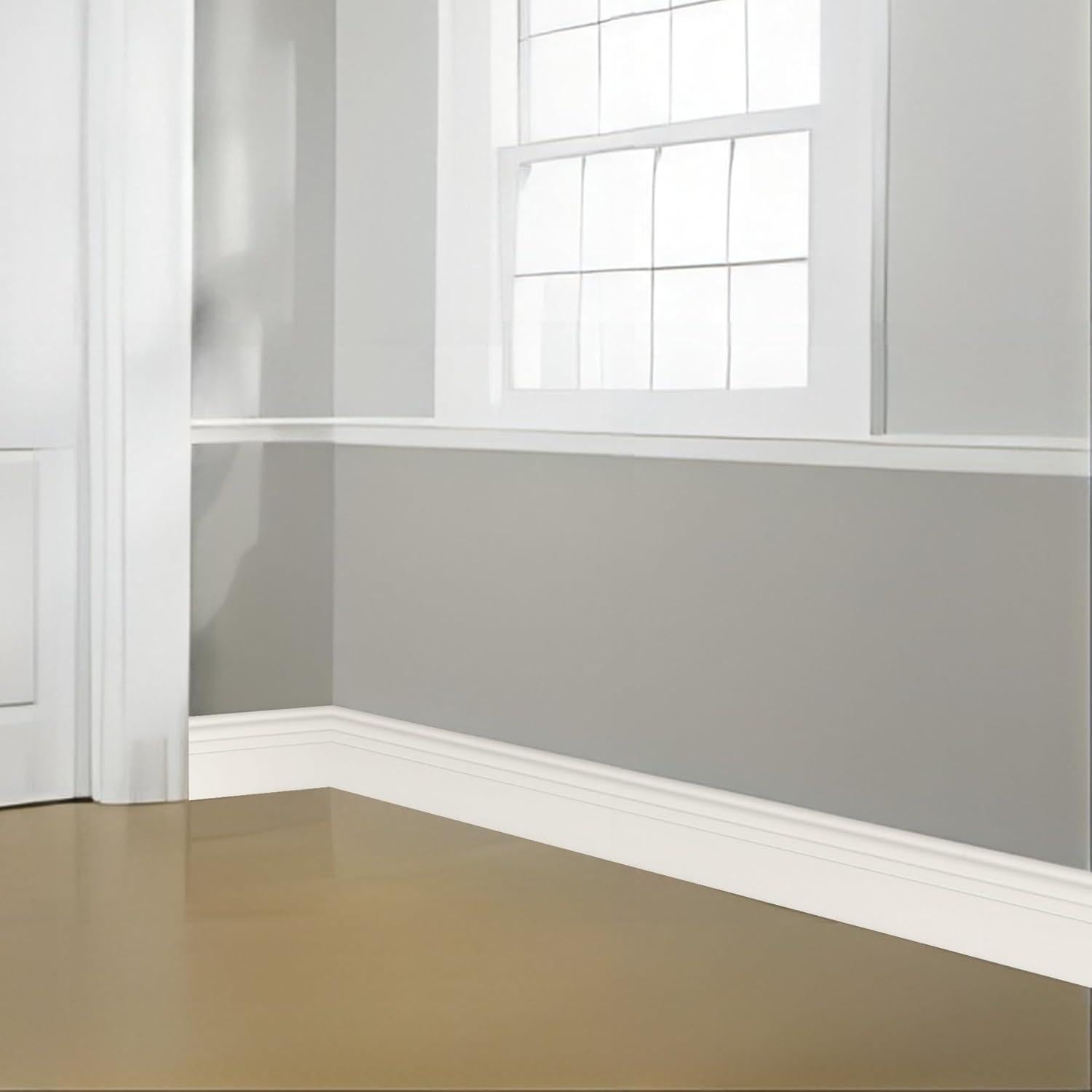 Moldura de Base Autoadhesiva Peelsticktrim 3m x 10cm Beige