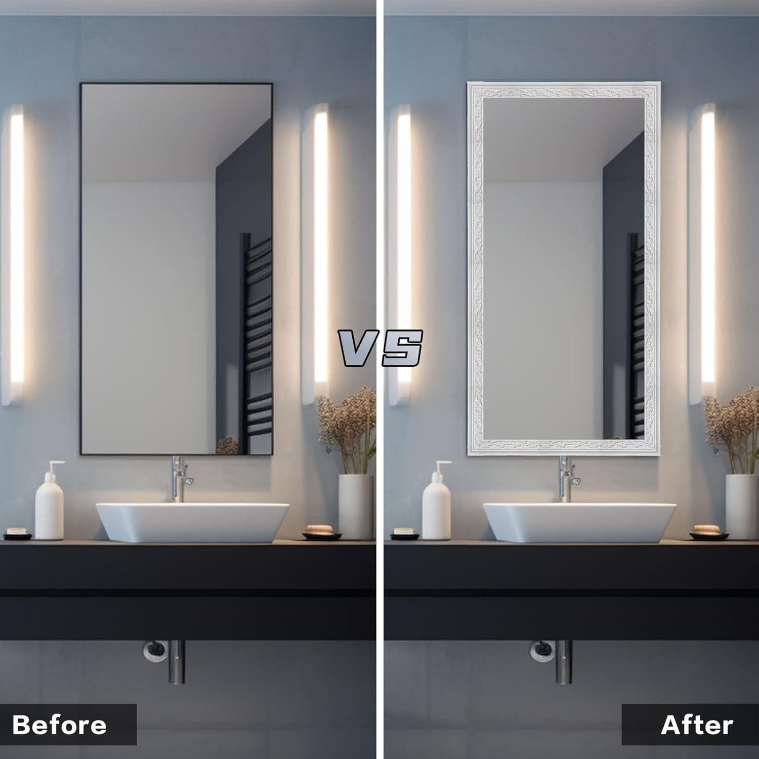 Moldura de Corona Autoadhesiva WADILE 457.2x7.87cm Blanca