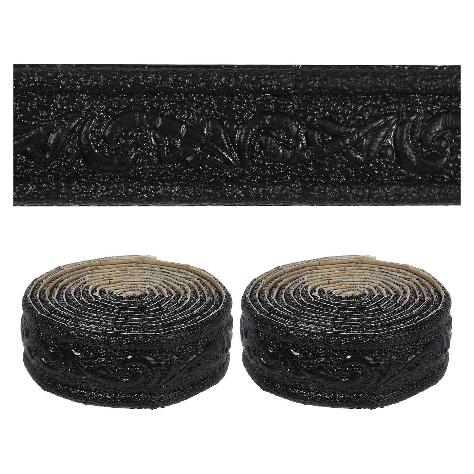 Moldura de Espuma Autoadhesiva Glavatrix 4 cm x 4.6 m Negra