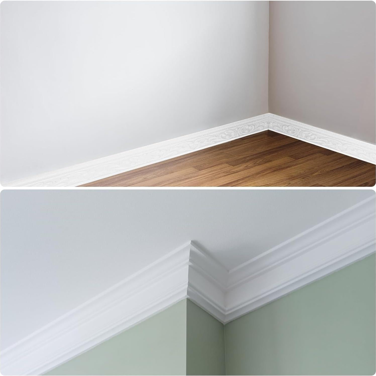 Moldura de Espuma Autoadhesiva uxcell 3D Amarillo 2.29m