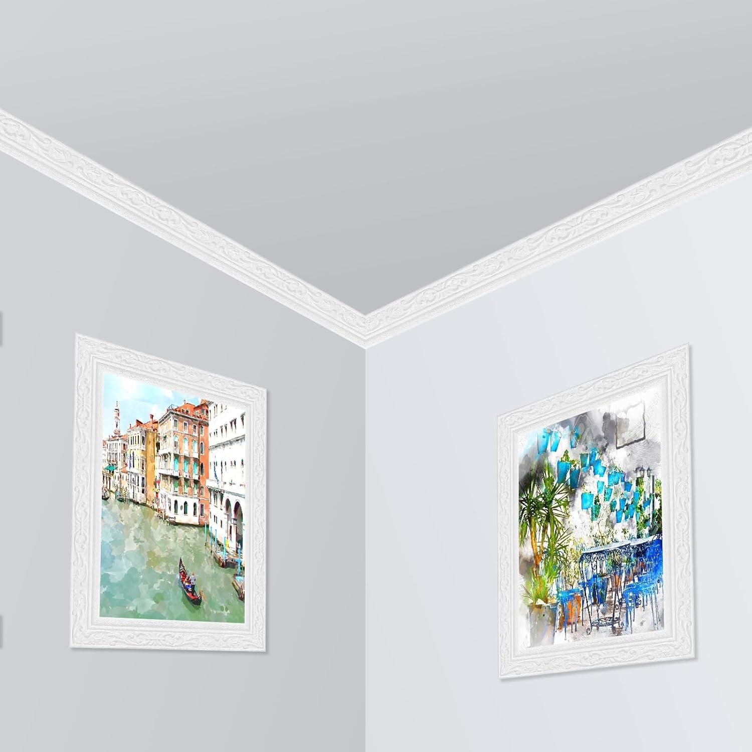 Tira de Moldura de Espuma Flexible TaoBary 90x3cm Autoadhesiva