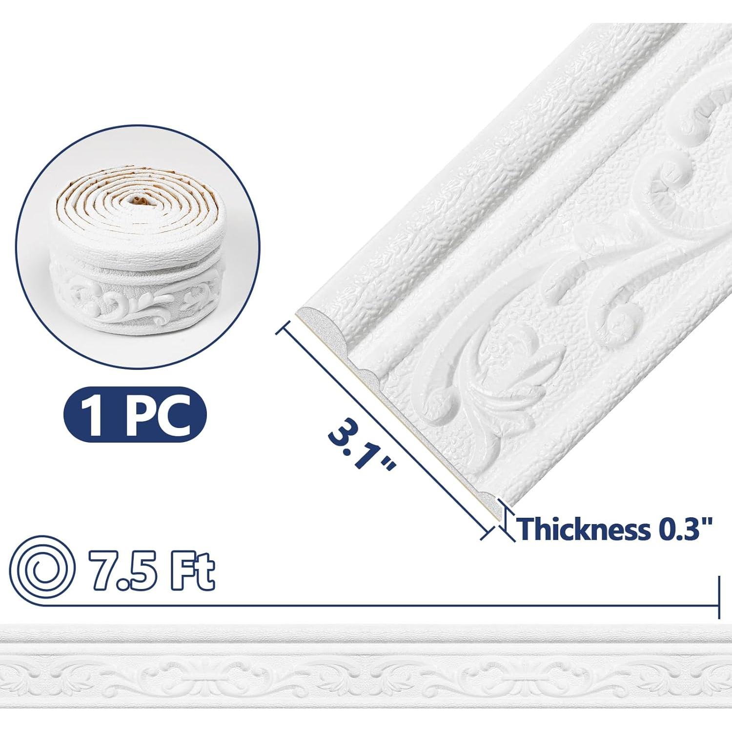 Frontera de Papel Tapiz Autoadhesiva Orgthin 228.6x7.87cm