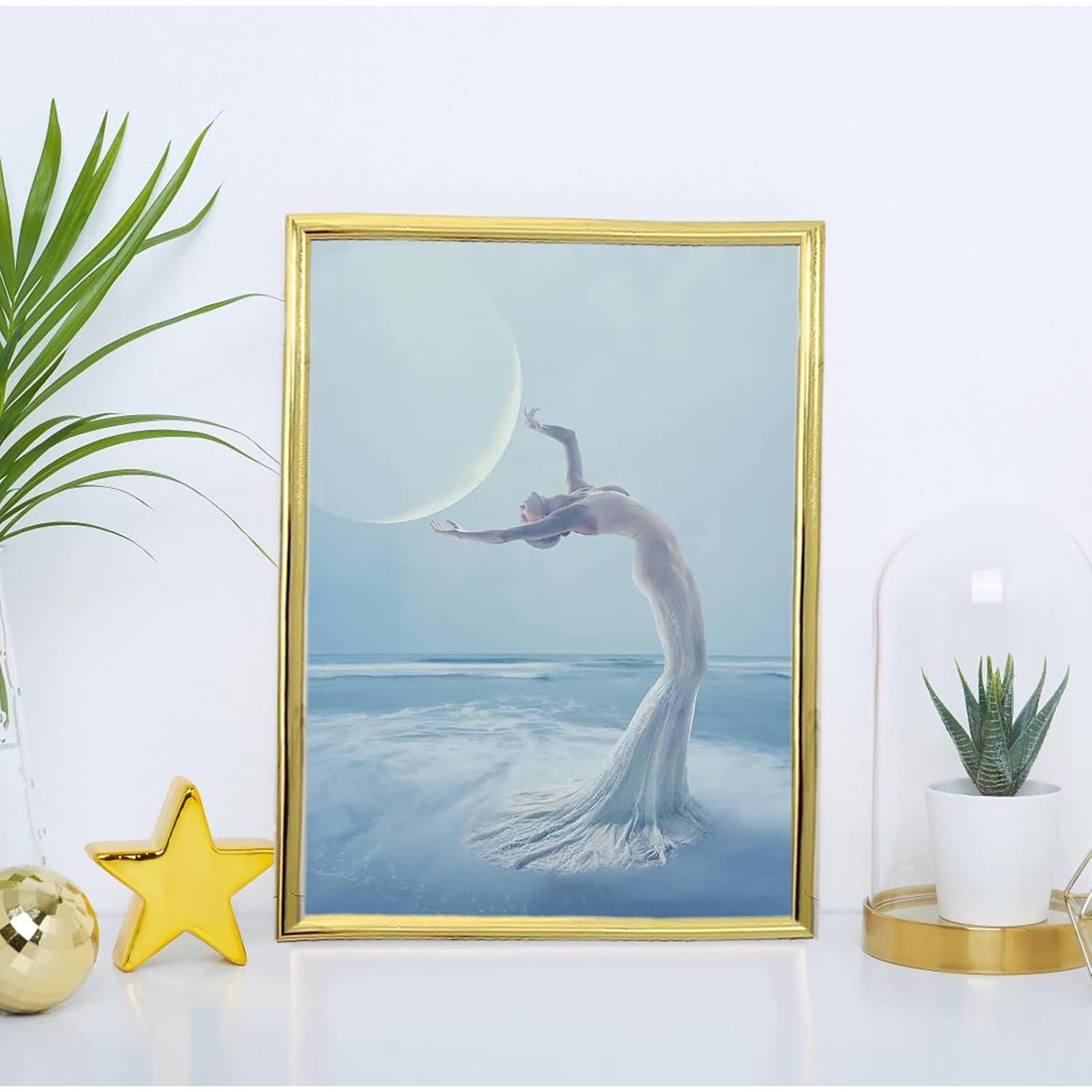 Moldura Autoadhesiva Dorada Faoaatin 3.05m para Pared y Techo