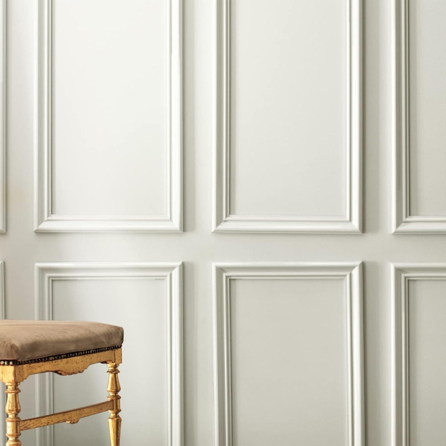 Moldura autoadhesiva Trimold 5m x 3.3cm PVC Blanco