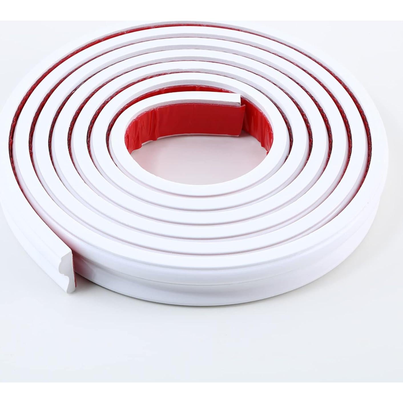 Moldura autoadhesiva Trimold 5m x 3.3cm PVC Blanco