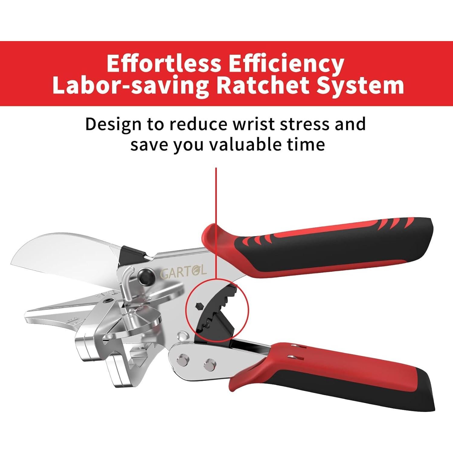 Tijeras de Inglete GARTOL HD-3100 US con Traba y Hoja SK5