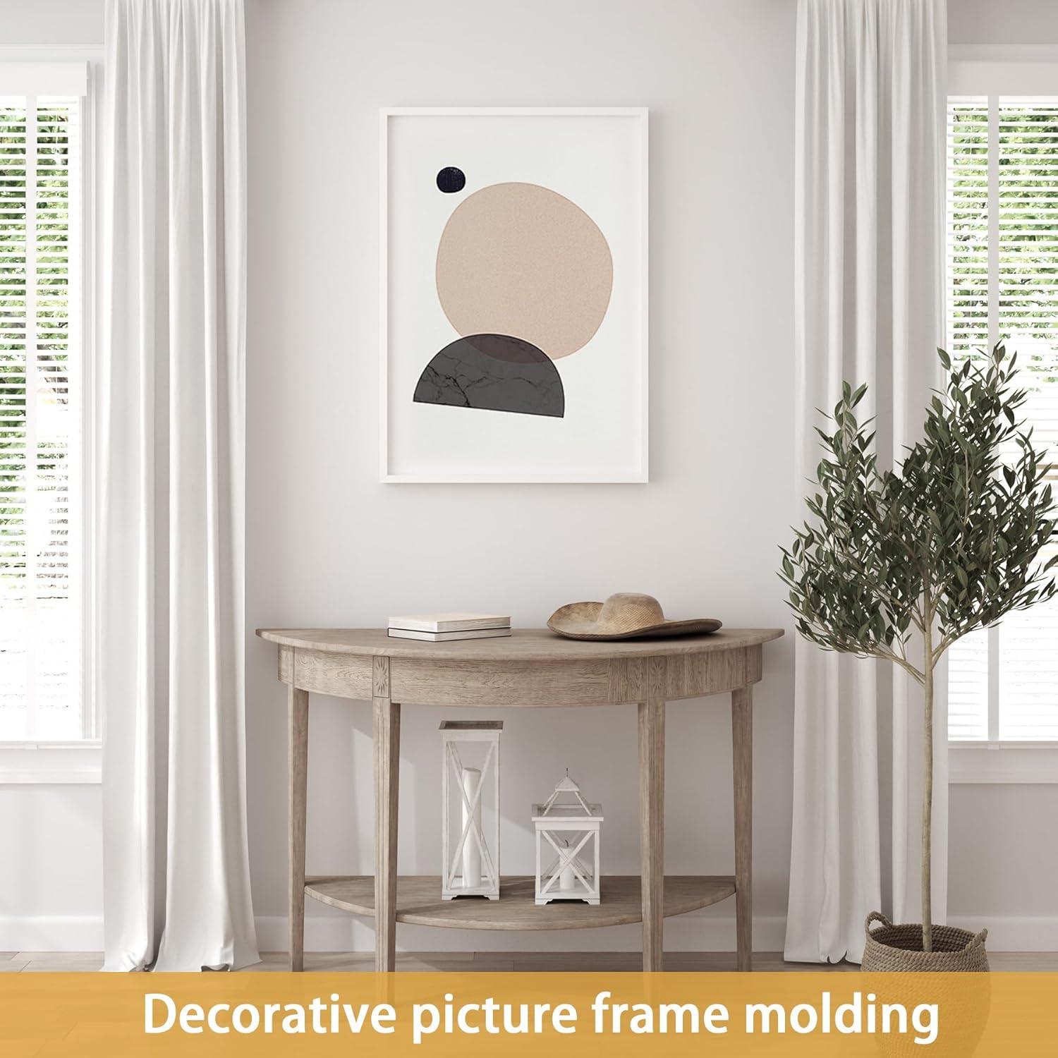 Moldura autoadhesiva Soengsau 3.05m PVC blanco para azulejos