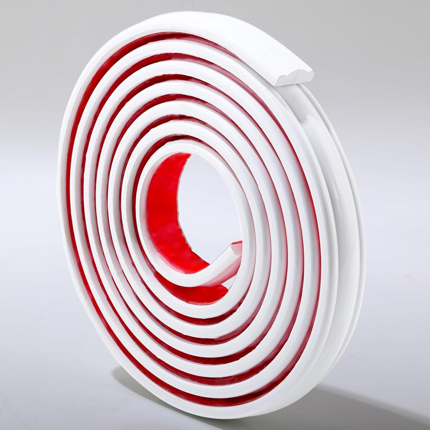 Panel de Moldura de Riel de Silla Autoadhesivo Hungbak 3m Blanco