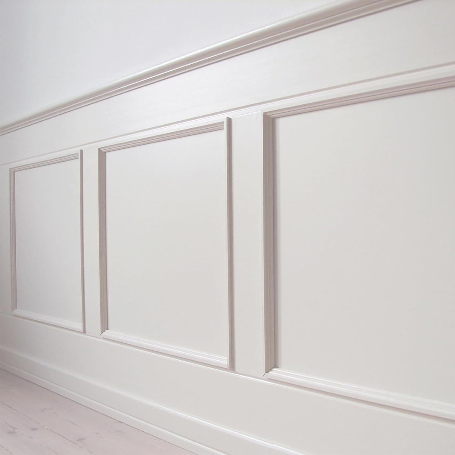 Panel de Moldura de Riel de Silla Autoadhesivo Hungbak 3m Blanco