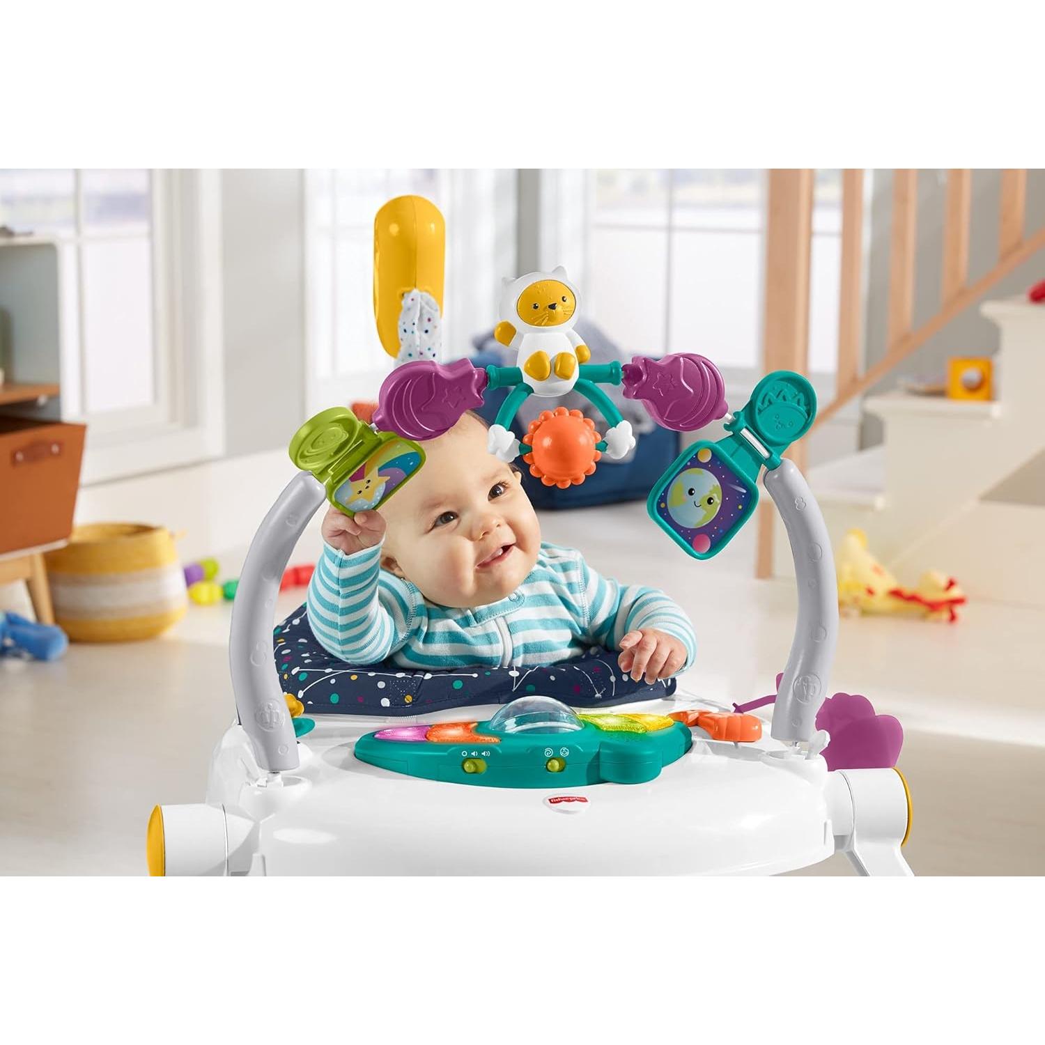 Jumperoo Fisher-Price Astro Kitty Bouncer 5.5 kg Luces Sonidos