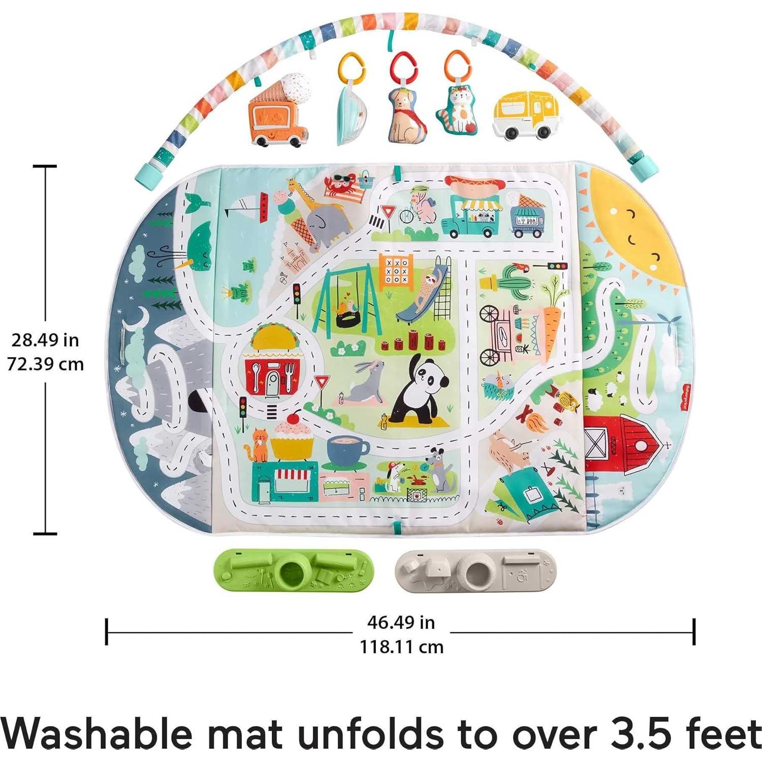 Alfombrilla Jumbo Fisher-Price Ciudad de Actividades 0+