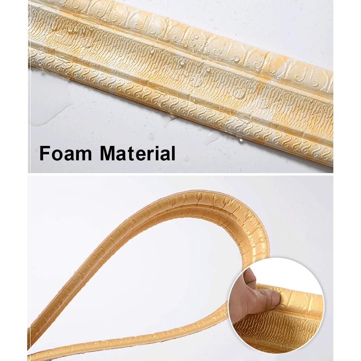 Tira de Moldeo Flexible Autoadhesiva Cozylkx 230cm Negro