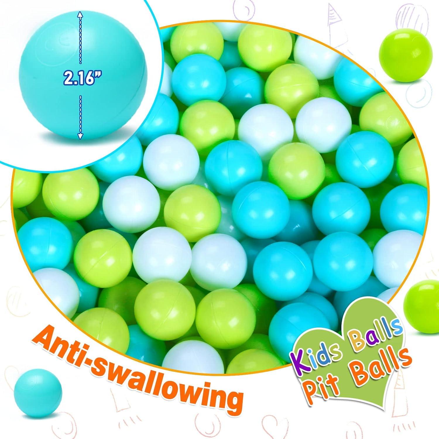 Pelotas de piscina Vanland 100 unidades 5.5 cm multicolores
