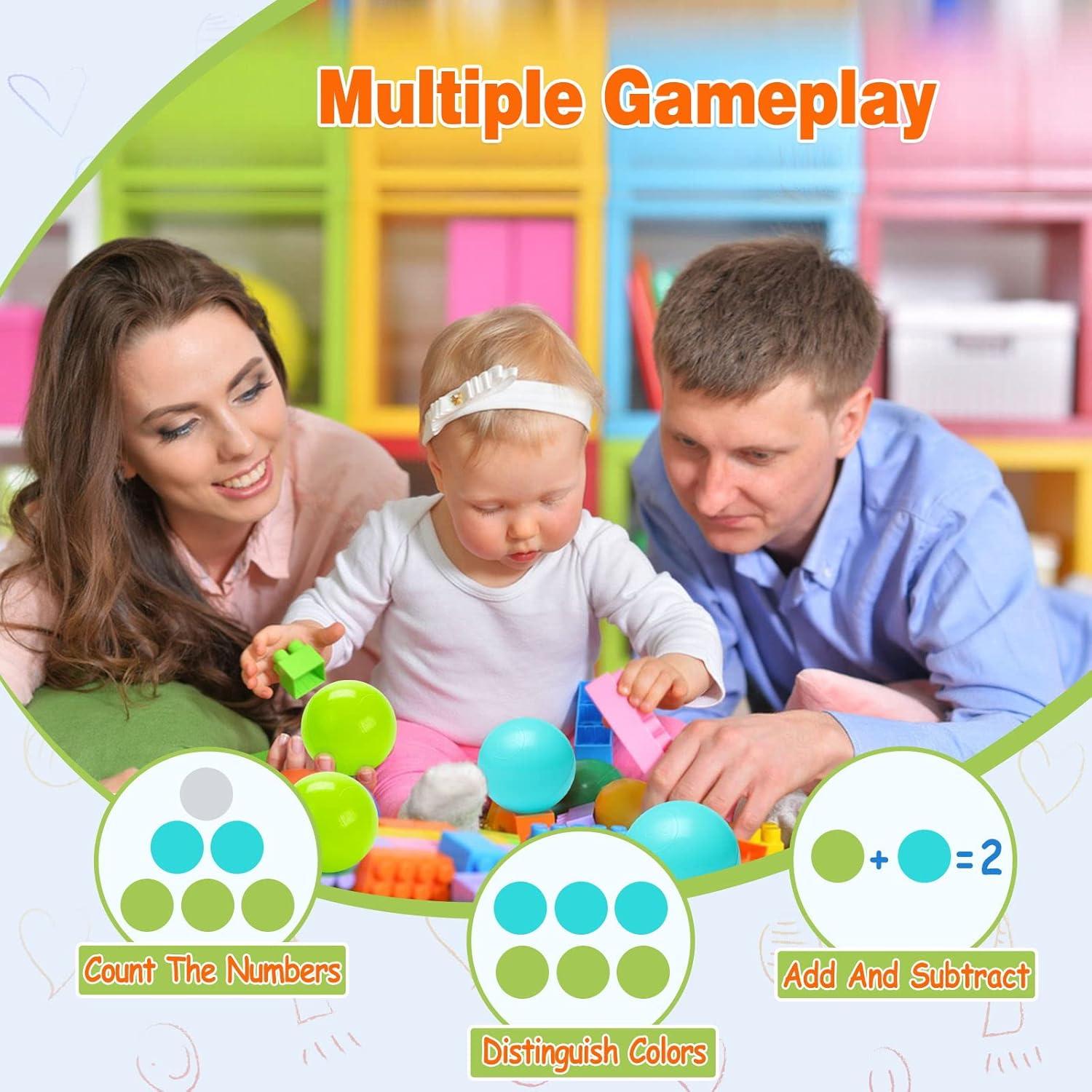 Pelotas de piscina Vanland 100 unidades 5.5 cm multicolores