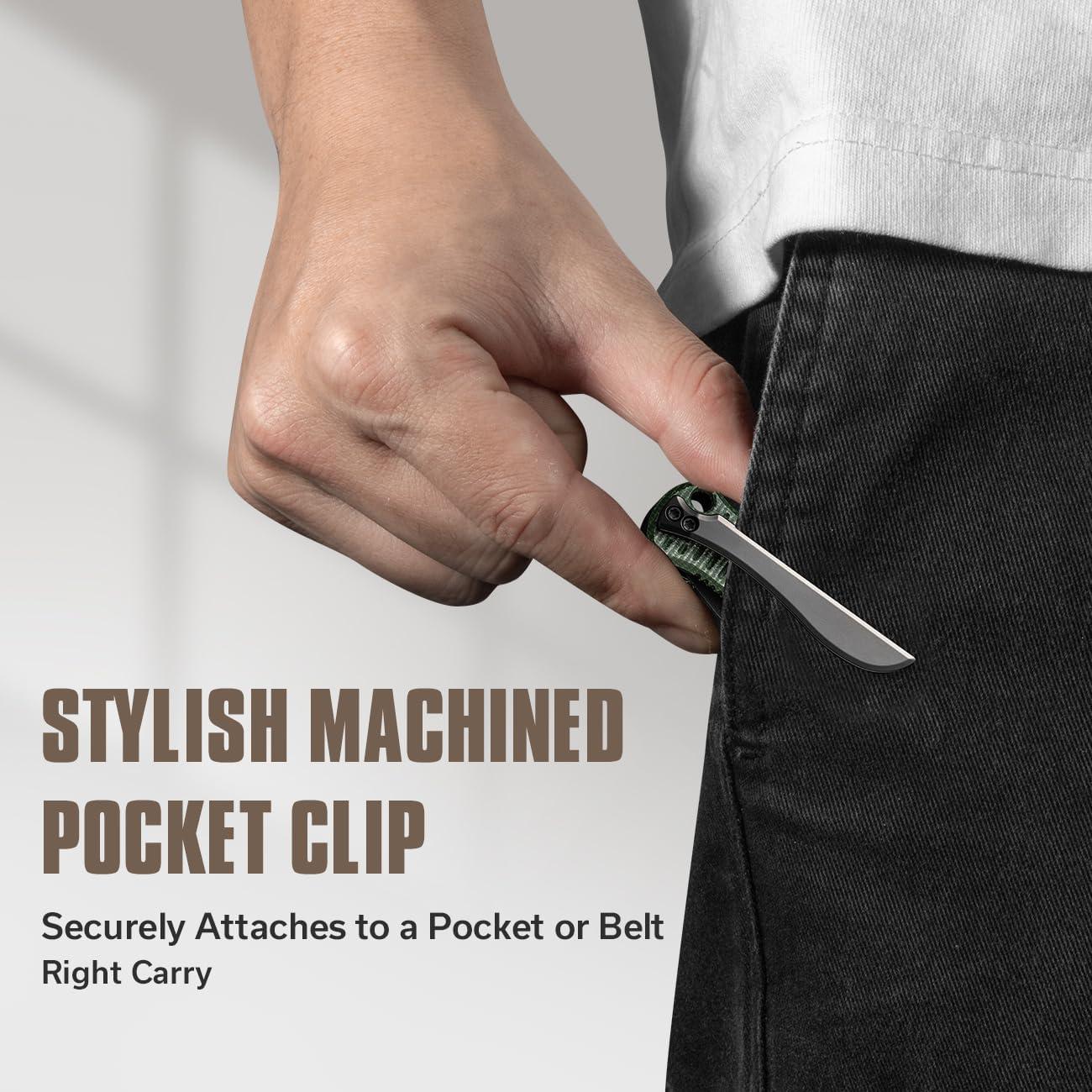 Cuchillo Plegable CIVIVI RS71 de Nitro-V 10.16 cm Verde