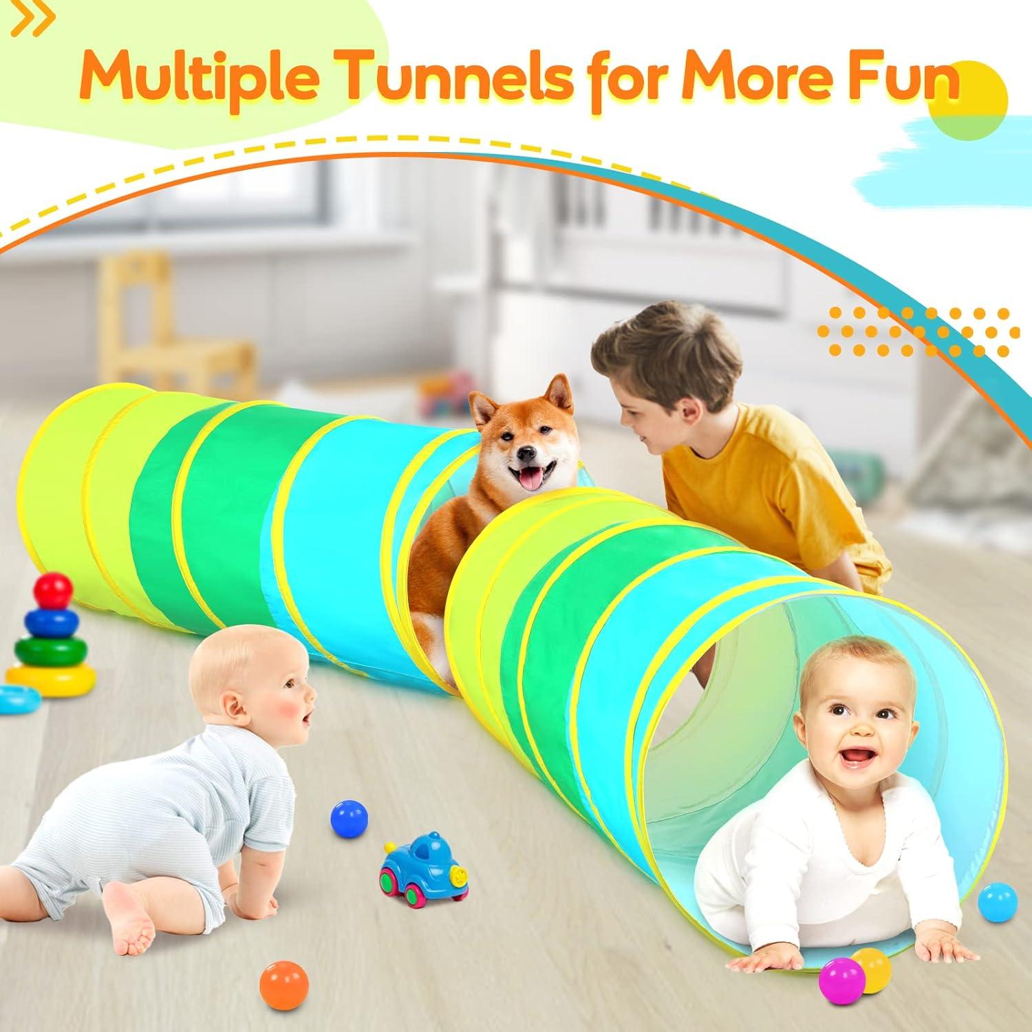 Túnel de Juego Moncoland para Niños, Algodón Colorido