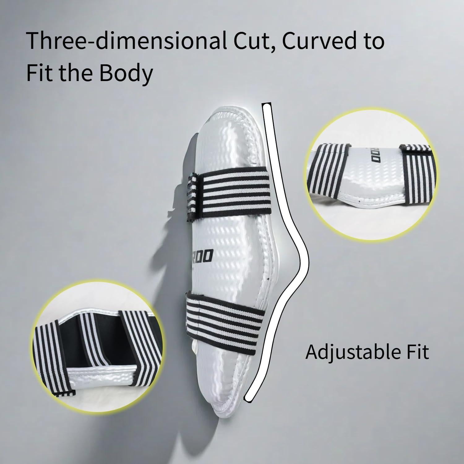 Conjunto de Protectores de Espinillas y Brazos HXRROO - Taekwondo, Karate, Kickboxing