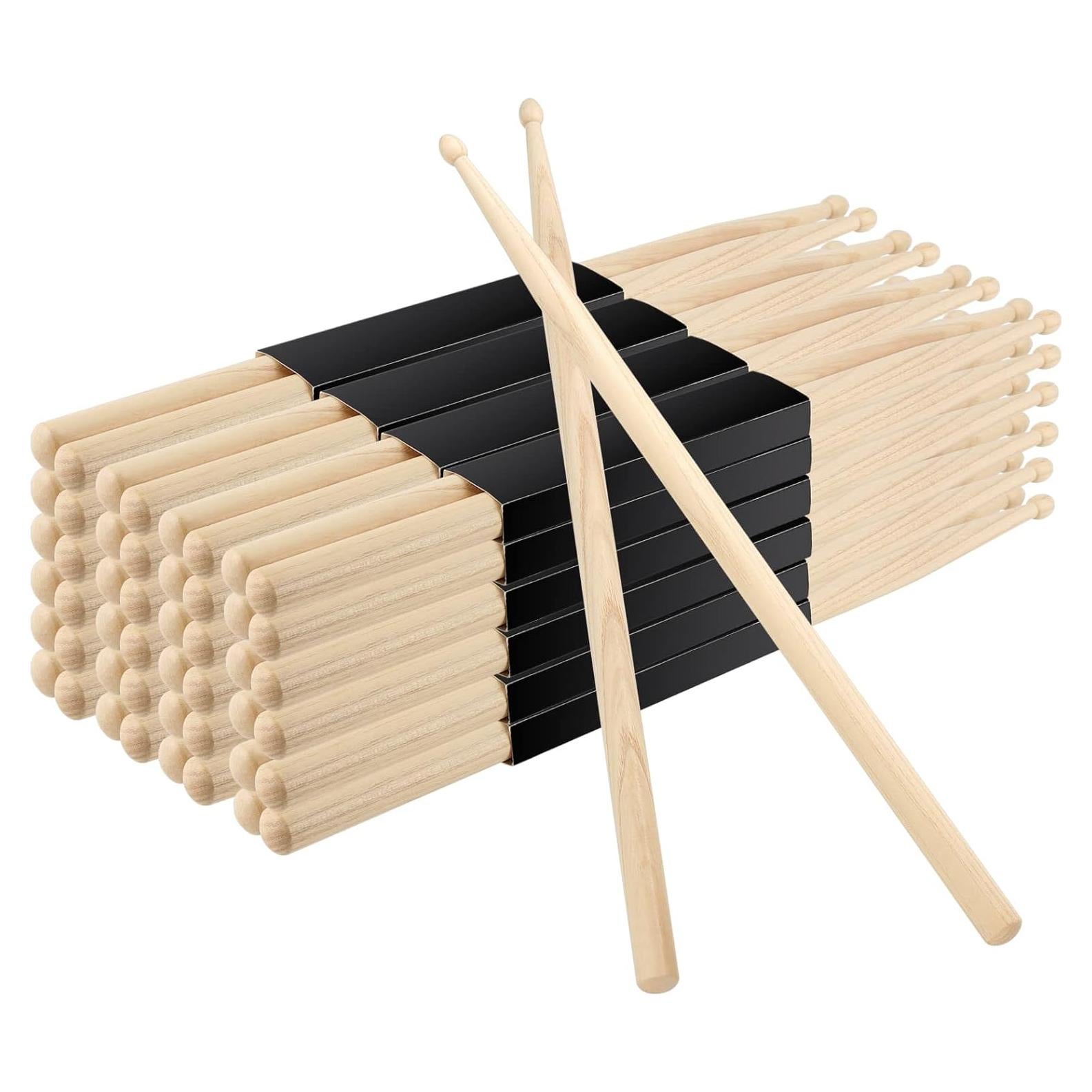 Palos de Batería JEUIHAU 5A Madera de Arce 25 Pares