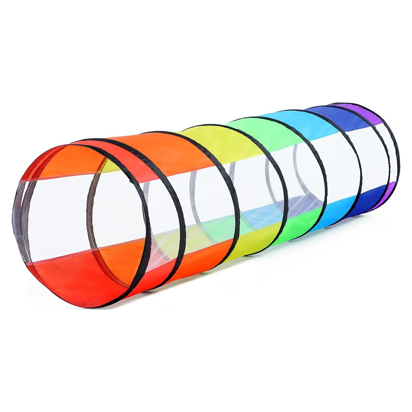 Túnel de Juego Moncoland Colorido para Niños y Mascotas