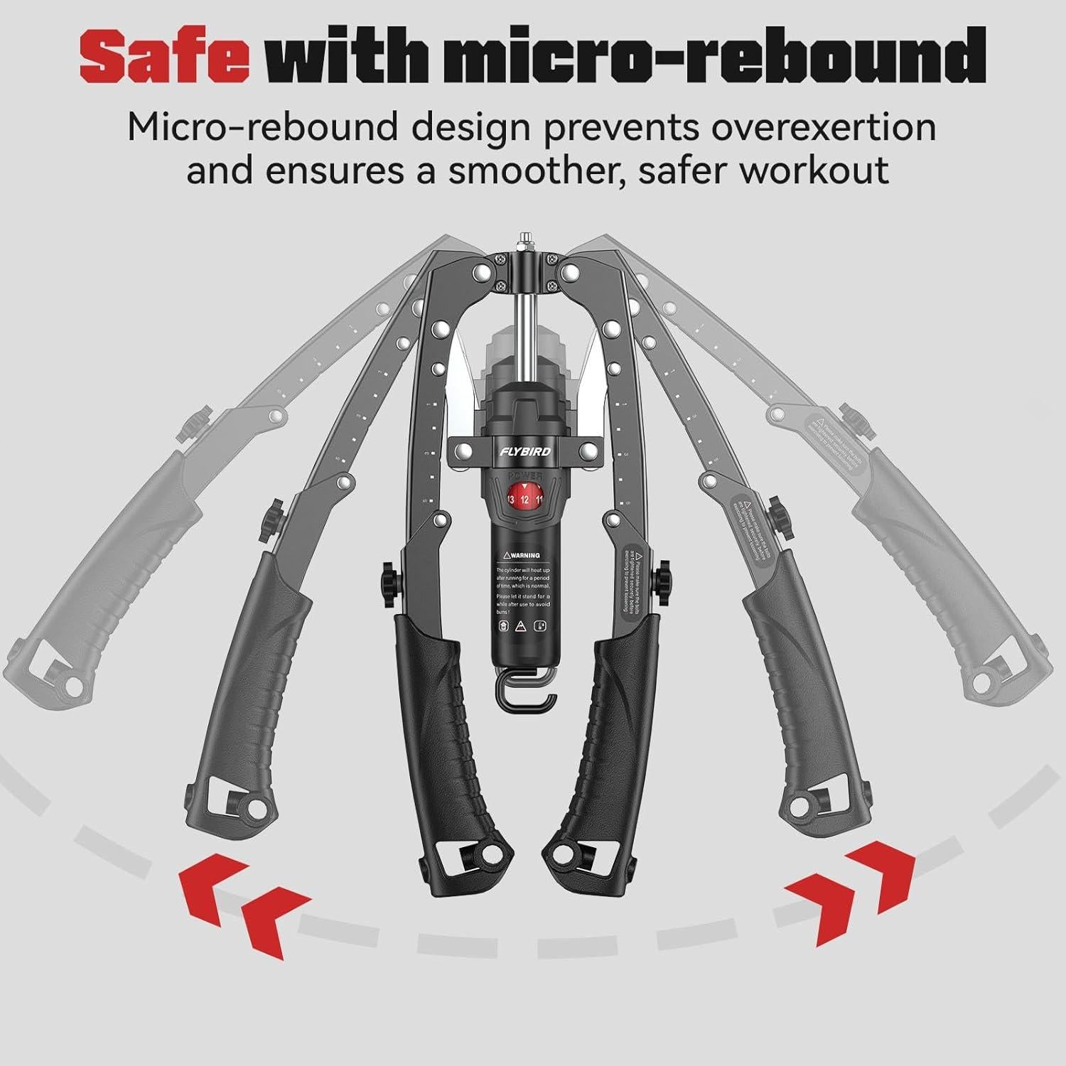 Entrenador de brazos 2-en-1 Flybird JH-FB-BLQ-01 con rueda