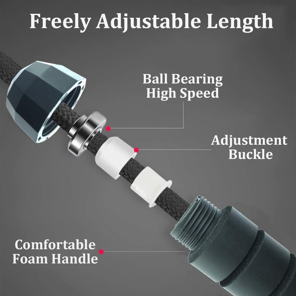 Weighted Jump Rope Workout Heavy Skipping Rope Jumping Rope Cotton for Men Women Fitness Excersise MMA Cardio BOXING Endurance Training