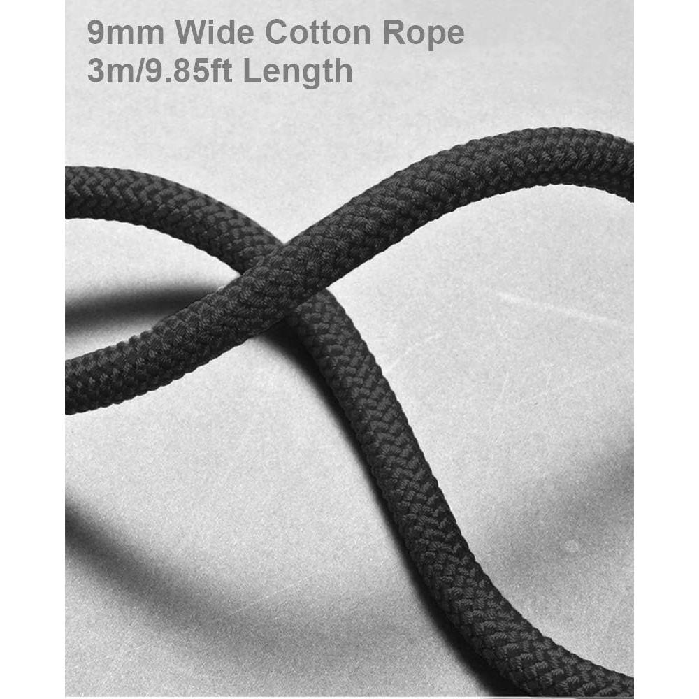 Weighted Jump Rope Workout Heavy Skipping Rope Jumping Rope Cotton for Men Women Fitness Excersise MMA Cardio BOXING Endurance Training