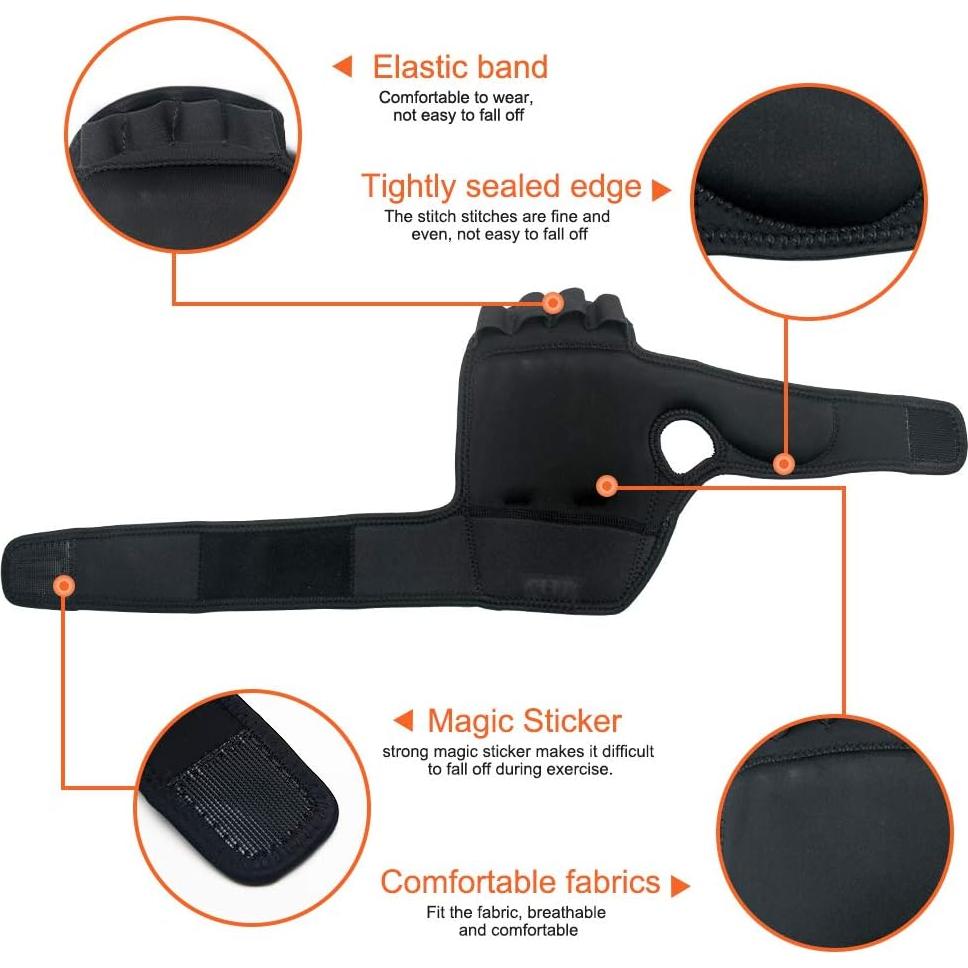 Weighted Gloves 5lb(2.5lb Each), Soft Iron Fitness Gloves with Lengthen Wrist Strap for Gym Boxing, Taekwondo, Running Training, Washable