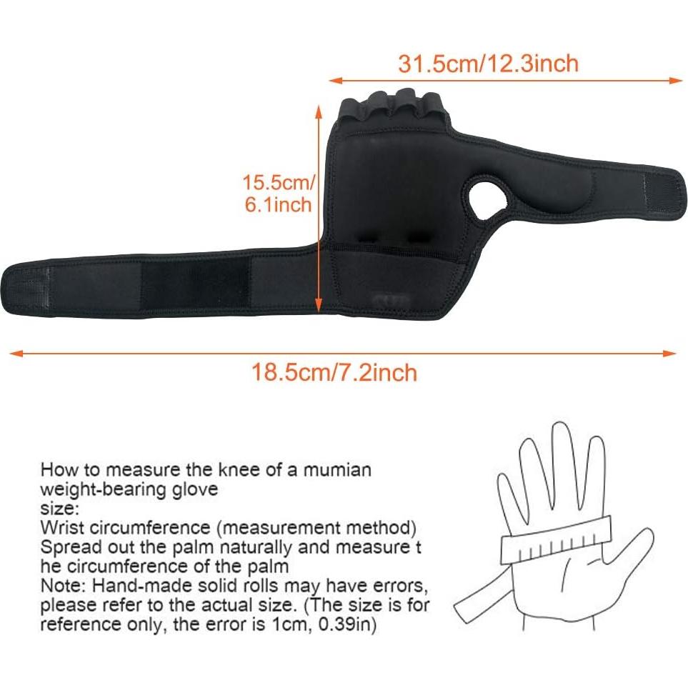 Weighted Gloves 5lb(2.5lb Each), Soft Iron Fitness Gloves with Lengthen Wrist Strap for Gym Boxing, Taekwondo, Running Training, Washable