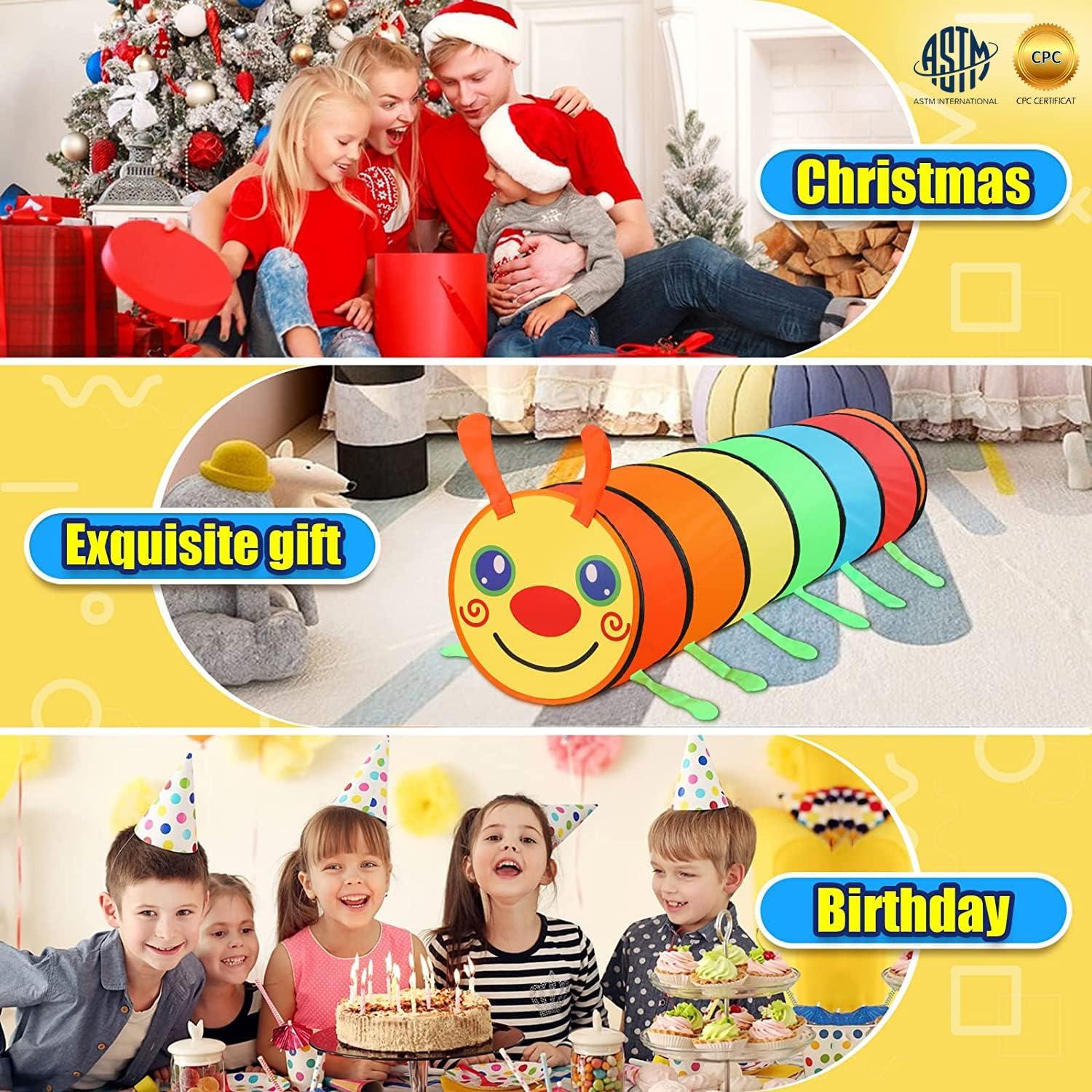 Túnel de Juego Moncoland Colorido Plegable para Niños