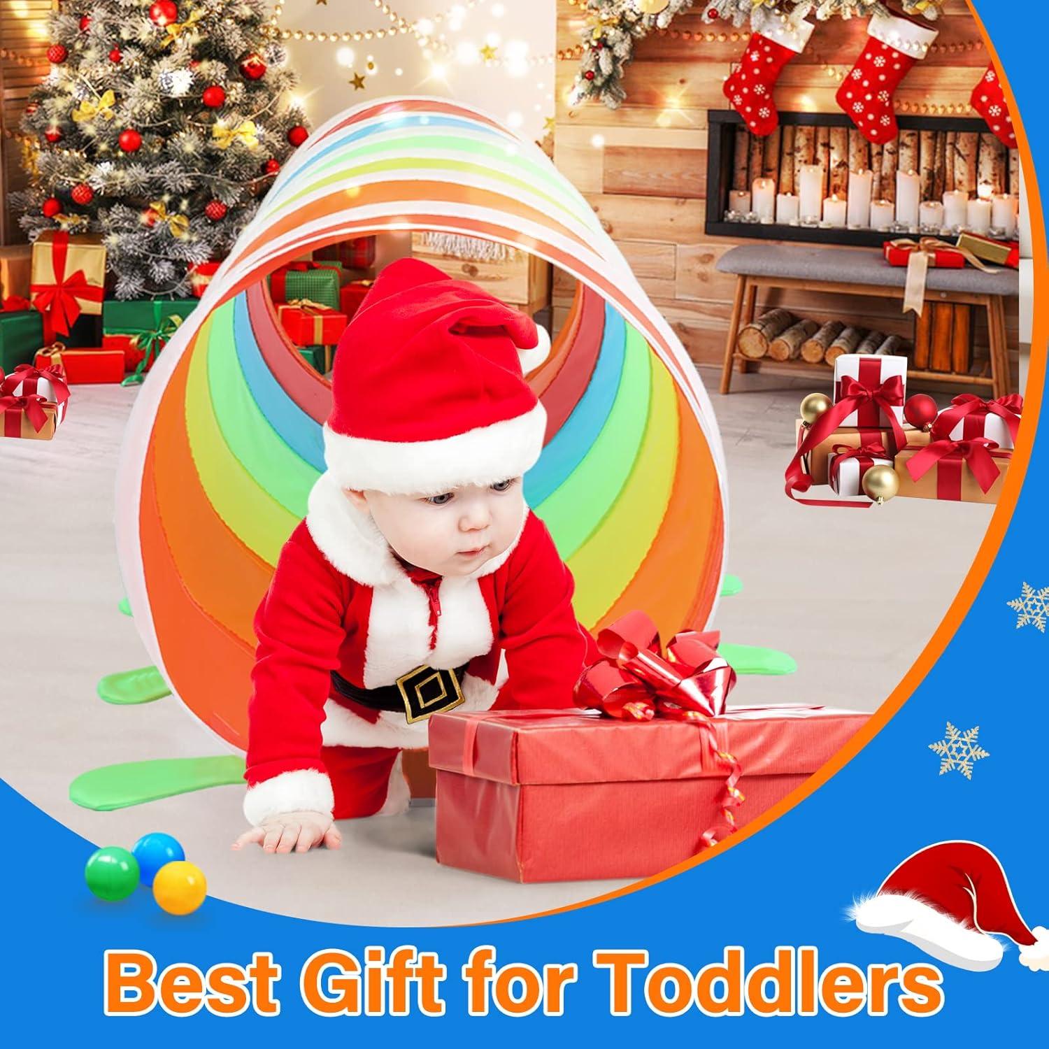 Túnel de Juego Colorido para Niños - 175 cm - Seguro y Divertido