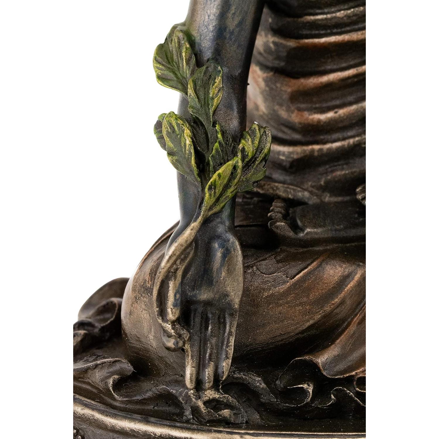 Estatua Buda Medicina Top Collection 15 cm Bronce Frío