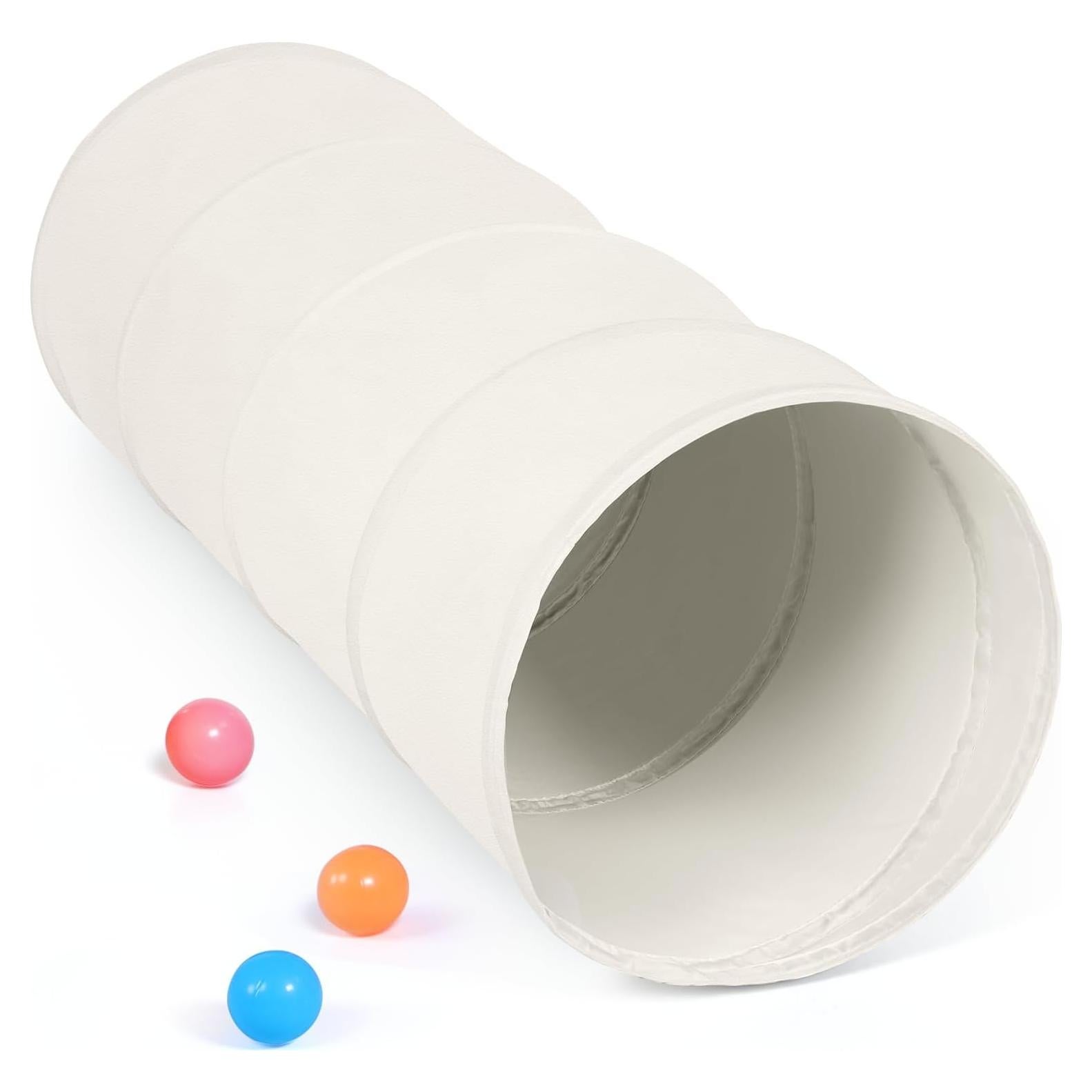 Túnel de Juego Beige para Niños - Juguete Pop Up 45.72 cm