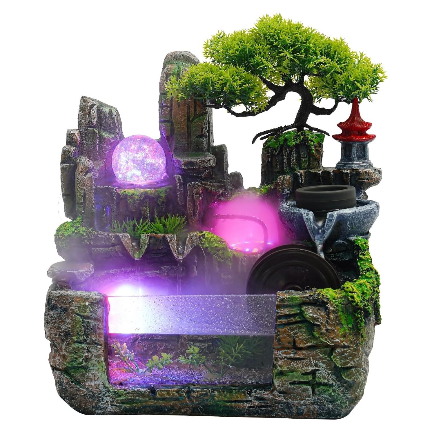 Fuente de Agua Gdrasuya10 Decorativa para Escritorio 30x20cm