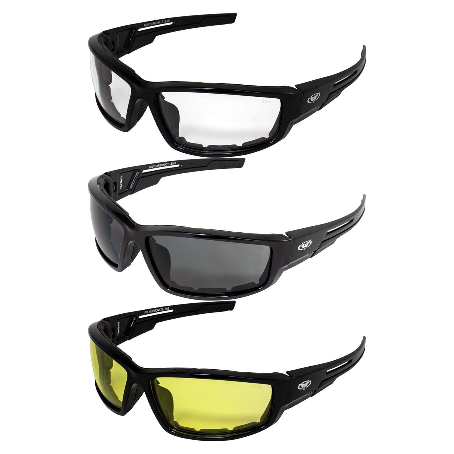 Gafas de sol de motocicleta Global Vision Sly con lentes ahumados