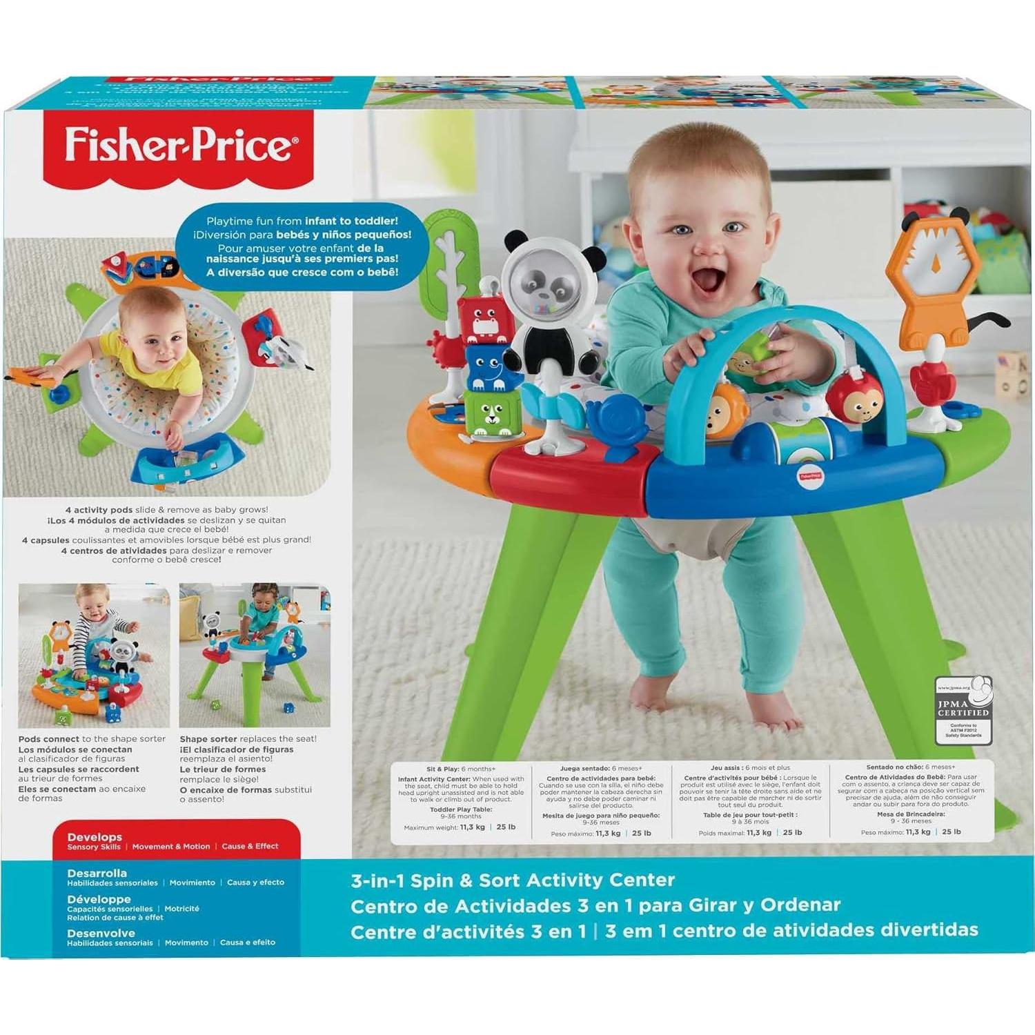 Centro de Actividades 3-en-1 Fisher-Price Rugido Retro
