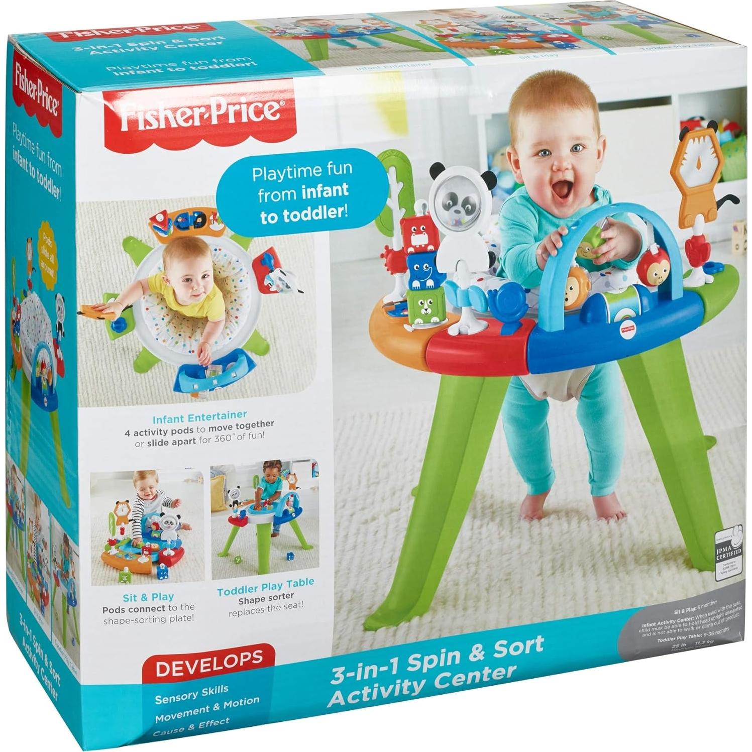 Centro de Actividades 3-en-1 Fisher-Price Rugido Retro
