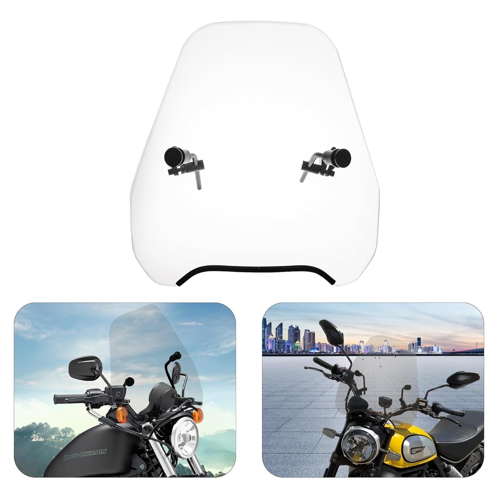 Parabrisas Claro FATECIM 15" para Motocicleta Universal