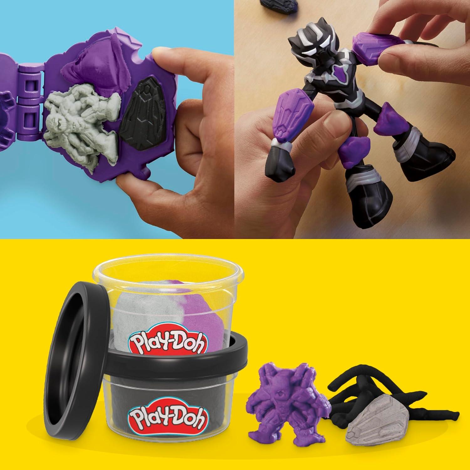 Play-Doh Marvel Pantera Negra Figura Flexible y Accesorios