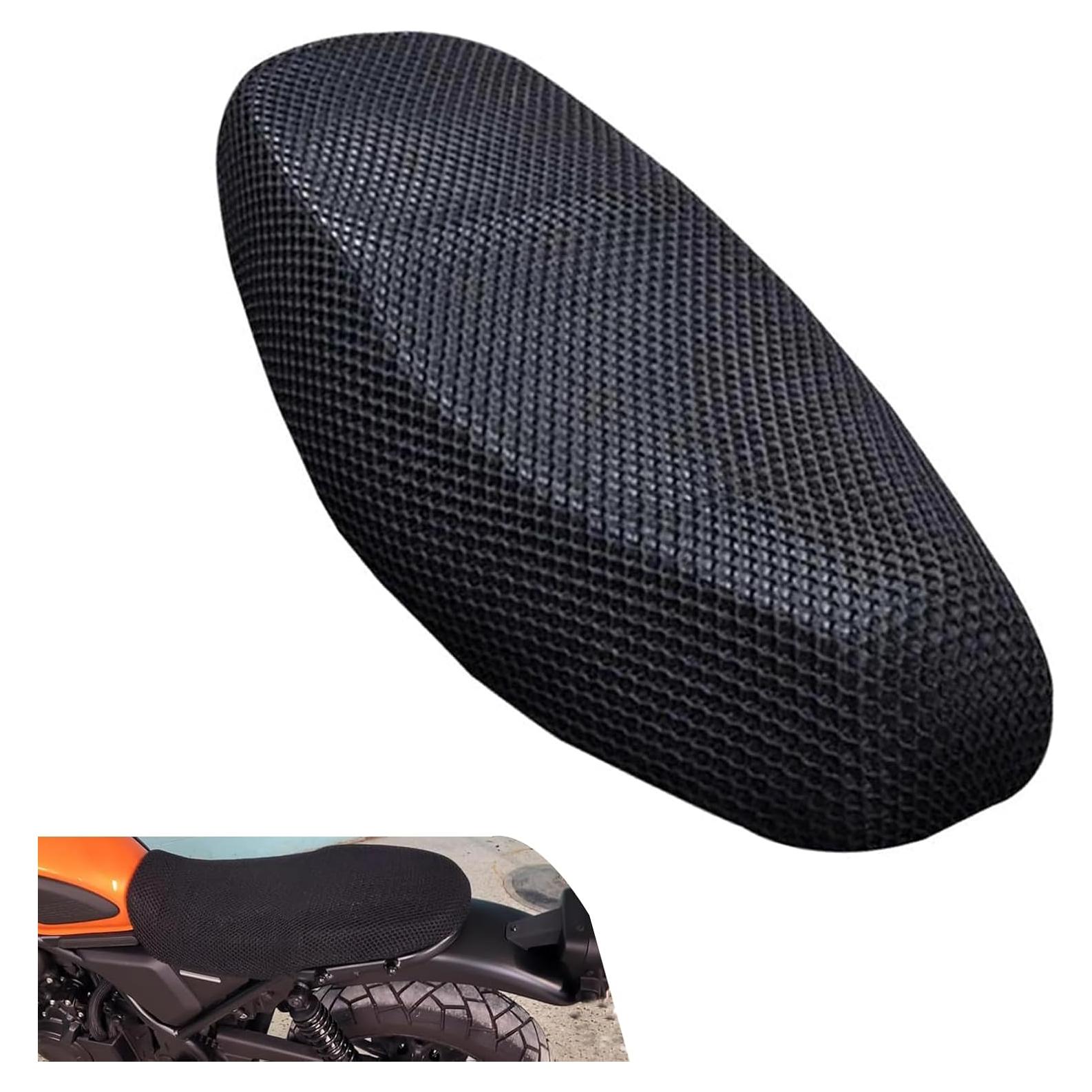 Cubierta de Asiento de Motocicleta Shakas SHAZYT3334BL-M Negra