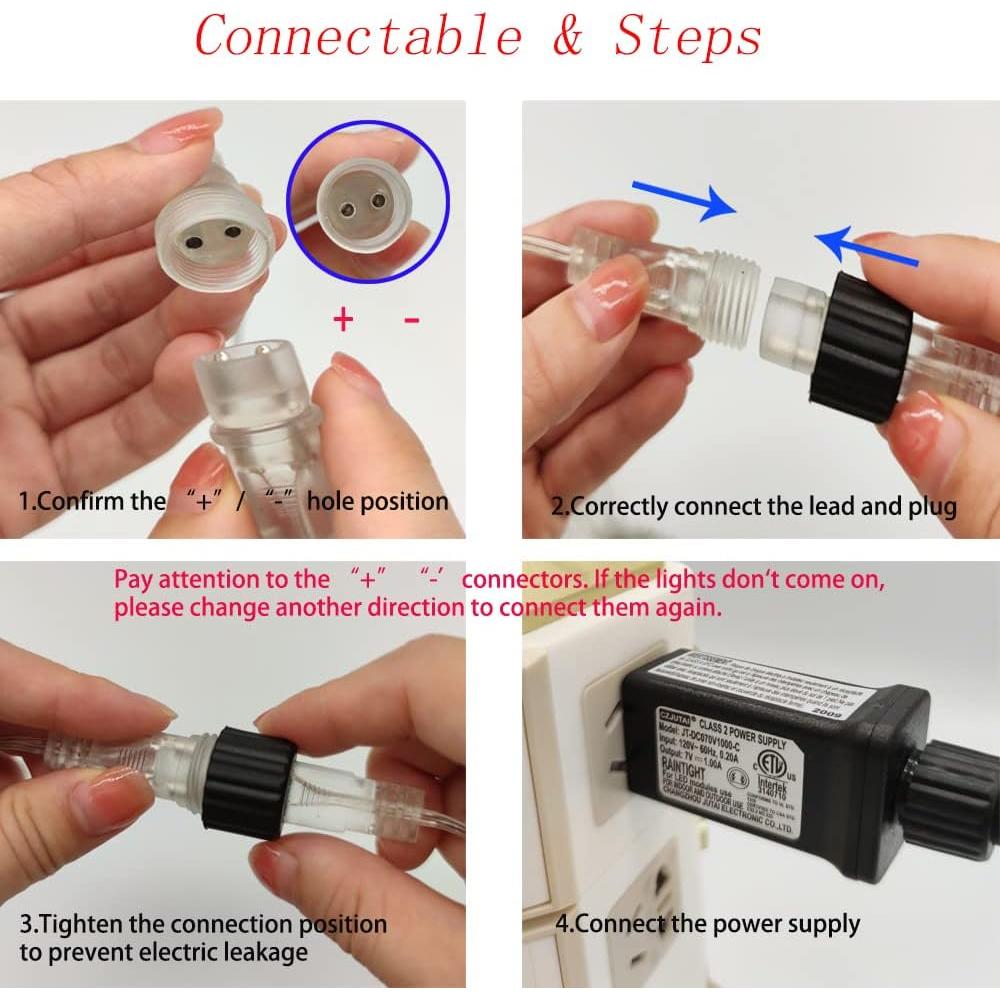 Luces de Lluvia de Meteoros Aokudoni 8 Tubos 40 cm Multicolor