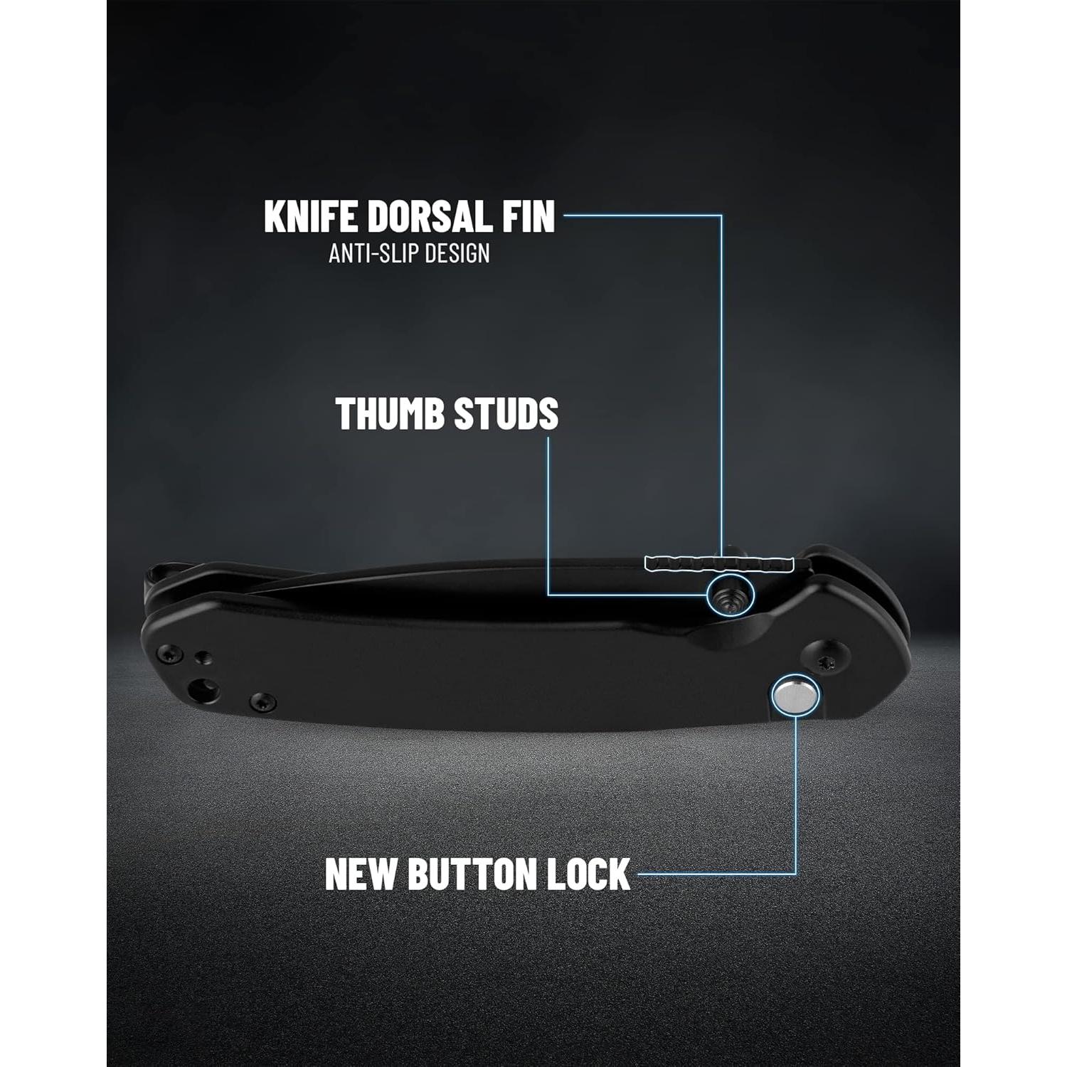 Cuchillo Plegable CJRB Pyrite J1925 Acero AR-RPM9 7.9 cm