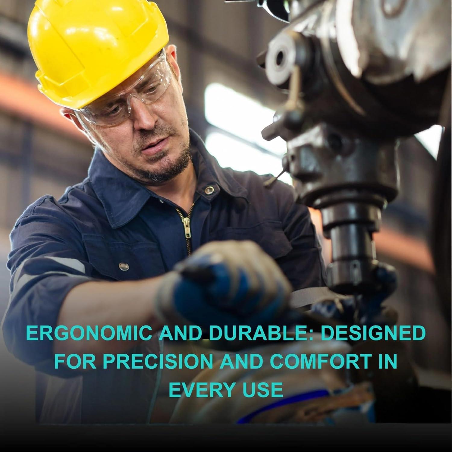 Juego de 6 archivos de aguja WARMTREE 10.16 cm acero al carbono