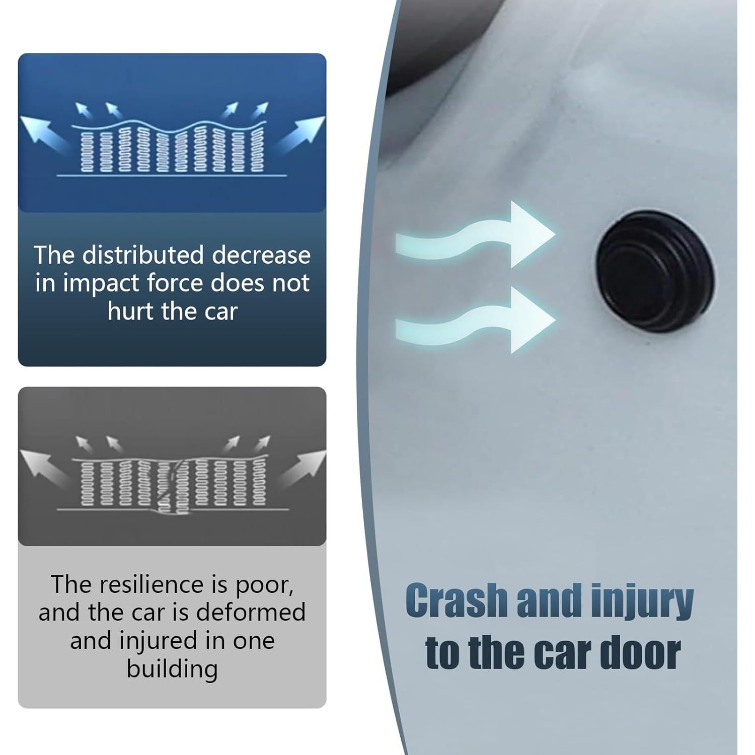 Pack 20 Juntas de Absorción de Choque Silicona Lekudo Negro