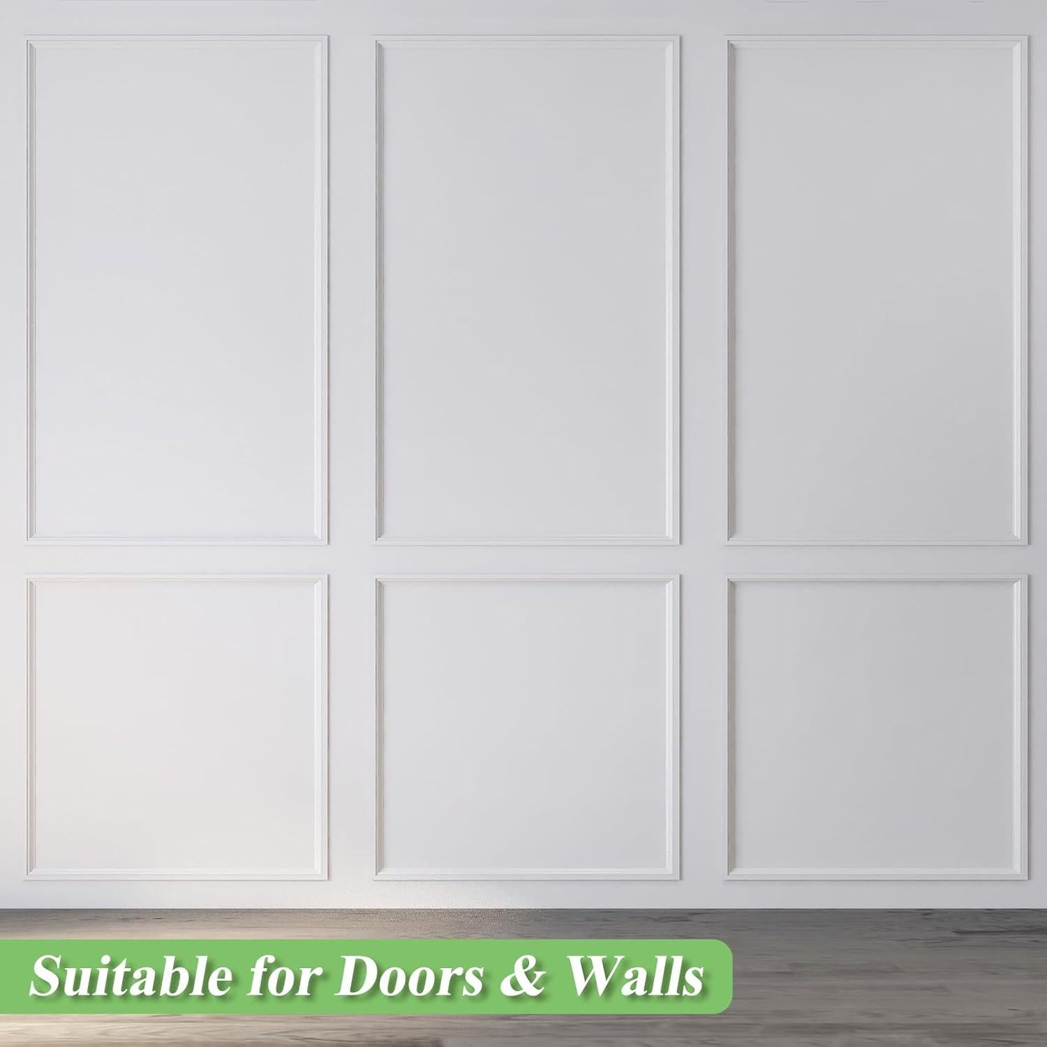 Kit de Moldura de Puerta Autoadhesiva Colingmill 10 Piezas