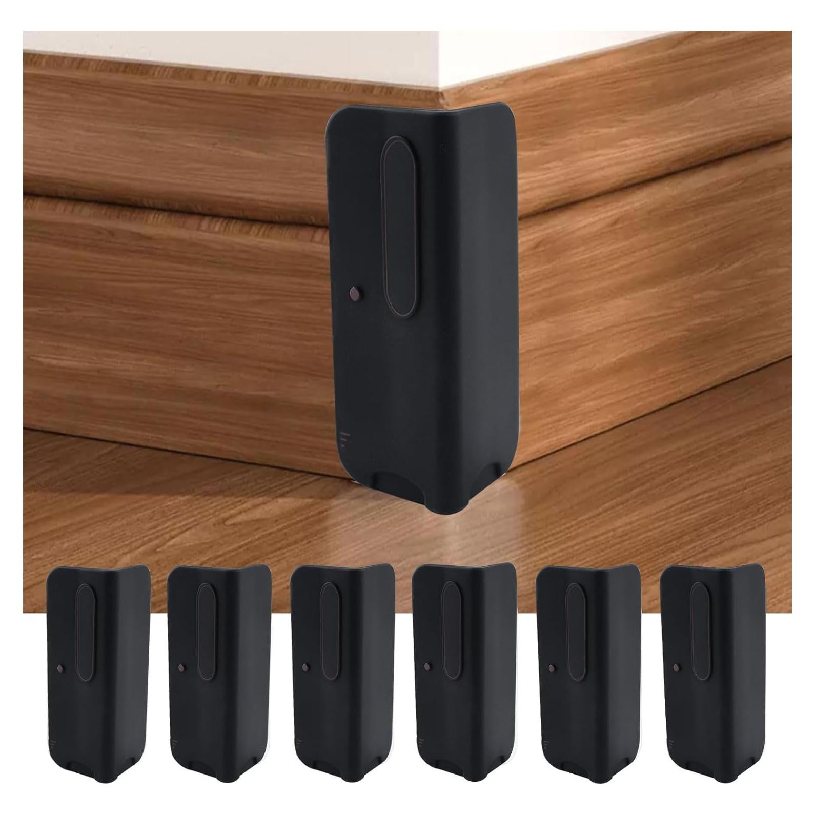 Protector de Esquinas INCREWAY 6 Piezas Silicona Negra