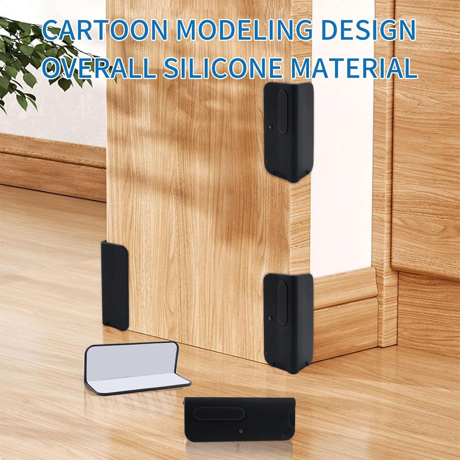 Protector de Esquinas INCREWAY 6 Piezas Silicona Negra