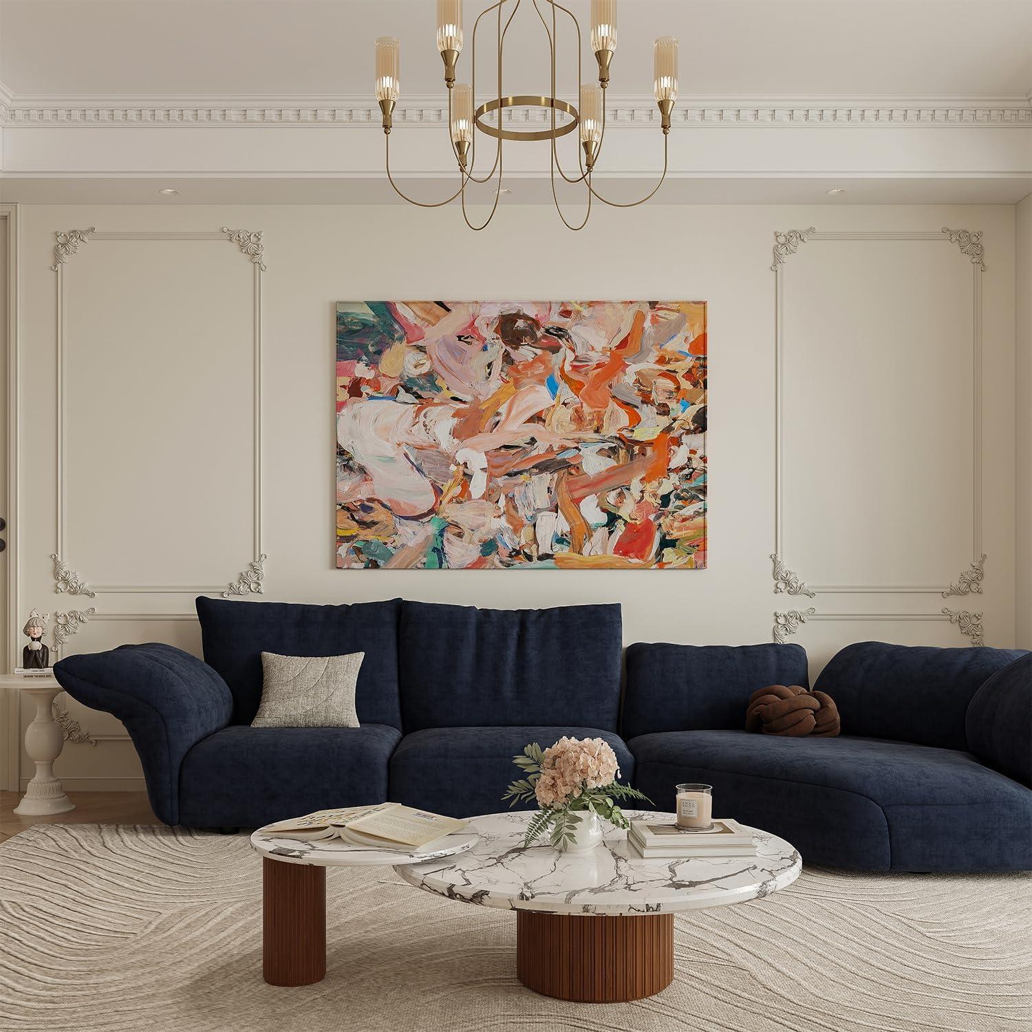 Kit de Molduras de Pared YU LI 3DH 8 Esquinas Blancas 203.2x78.74cm